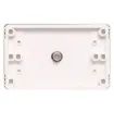 Fitted with back to back F type connector for easy termination.