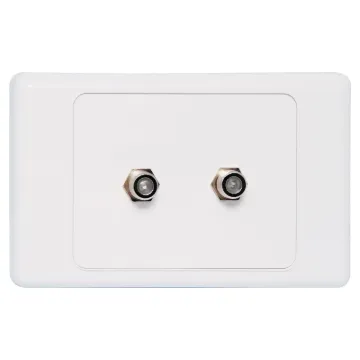 Fitted with back to back F type connector for easy termination.