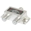 Housed in a zinc diecast enclosure to prevent external interference. Suits frequencies from 5 to 2400MHz for use with digital TV, cable and satellite TV. All models include power pass feature from input to all outputs to allow powering of a masthead amp. F type connection.