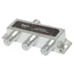 Housed in a zinc diecast enclosure to prevent external interference from unwanted signals. Unlike cheaper splitters, these are wideband and will accept frequencies up to 2400MHz making them suitable for use with Digital TV, Cable and Satellite TV frequency