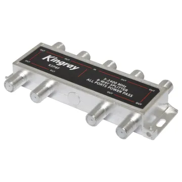 Housed in a zinc diecast enclosure to prevent external interference from unwanted signals. Unlike cheaper splitters, these are wideband and will accept frequencies up to 2400MHz making them suitable for use with Digital TV, Cable and Satellite TV frequencies. Fitted with industry standard F connectors for easy installations.