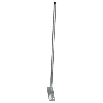 For mounting to roof valley. Galvanised steel construction. 1.4m pole height. 30mm diameter pole.