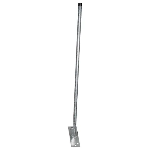 For mounting to roof valley. Galvanised steel construction. 1.4m pole height. 30mm diameter pole.