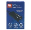 Improves TV antenna reception in poor signal areas by boosting gain up to 20dB. Also suitable for DAB digital radio signals.