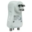 This simple TV signal amplifier is ideal for areas where reception is slightly weak. Provides  up to 20dB of gain to boost to the signal for improved reception. Includes 2 PAL female to F type male adaptors.