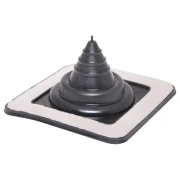 Weatherproof rubber flashing to allow penetration of metal roofing from 0-35mm without water ingress.