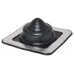 Weatherproof rubber flashing to allow penetration of metal roofing from 5-55mm without water ingress. Black colour.