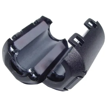Suitable for high frequency ground current suppression in multi core cables. Maximum cable diameter 8mm such as RGB and mains cables.