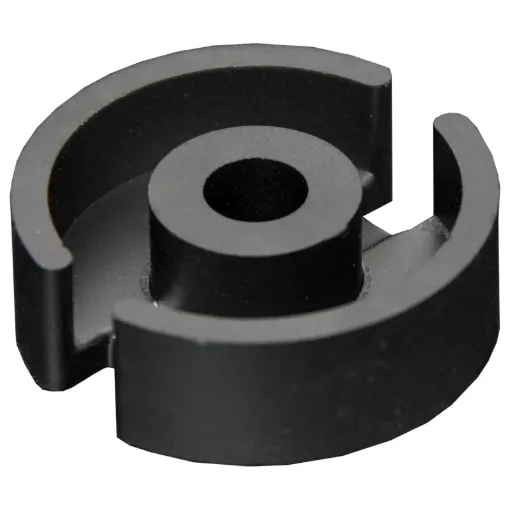 This transformer core has a low loss and is a high saturation grade, making it perfect for transformers and for use in switchmode power supply applications