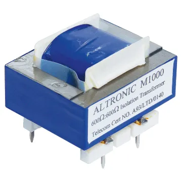 Impedance: 600 Ohm line, 600 Ohm equip
Turns Ratio:	1:1
Max Level:	0dBm @  300Hz
Insertion Loss:	1dB max @ 0dBm
Frequency Response:	300Hz - 10kHz
Return Loss:	>15dB, 300Hz - 5kHz
Max Unbalanced DC:	60mA
Proof Test:	3.5kV RMS
Dimension:	41L x 30H x 33W
Weight:	153 gms
PCB hole size: 1.5mm