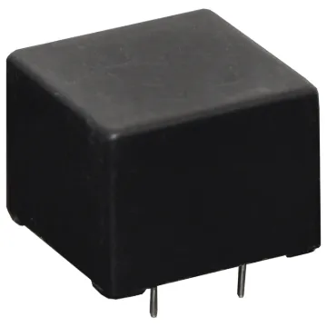 Impedance:	600 Ohm  line matching 
Turns Ratio:	1:1
Insertion Loss:	4.7dB max @ 2kHz
Frequency Response:	200Hz - 4kHz
Return Loss:	&gt15dB @ 200Hz - 4kHz
Proof Test:	5.5kV RMS
Max Unbalanced DC:	100&microA
Dimension:	18L x 14H x 18W
Weight:	13 gms
PCB hole size: 0.7mm