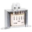 5 Watt 100V line speaker transformers with tapped primary, and secondary to suit 8 Ohm speakers.