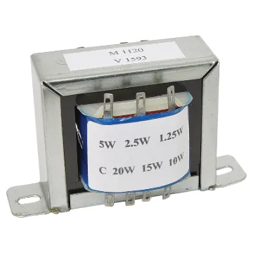 High quality, high performance 100V line audio transformers. All models are wound on professional grade grain orientated steel core for extended frequency response. Designed for use in high grade constant voltage 100V and 70V PA Systems.