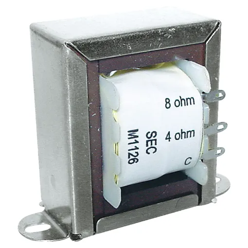 30 Watt 100V line speaker transformer with multi-tapped primary and secondary taps to 
suit 4 and 8 ohm speakers.