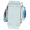 Powertran EI-Core 240V AC mains transformer with 6A dual multi tapped secondary configuration. Two sets of 0V, 12V and 15V secondaries are available at a maximum current of 6A (max current when secondaries connected in parallel) . Primary is fitted with 200mm flyleads. Secondary taps have solder tags. Fully electrical authority approved for AS/NZS