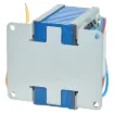 Primary fitted with 200mm fly leads.  Secondary taps have solder tags.