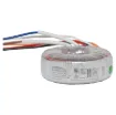 Efficient toroidal transformer with 25V secondaries. 80VA rated.