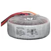 Efficient toroidal transformer with 25V secondaries. 160VA rated.