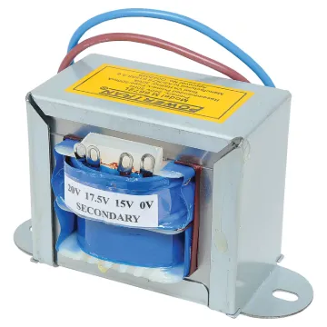Primary fitted with 200mm fly leads.  Secondary taps have solder tags.