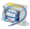 Primary fitted with 200mm fly leads.  Secondary taps have solder tags.