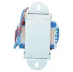 Primary fitted with 200mm fly leads.  Secondary taps have solder tags.