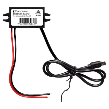 This handy DC-DC converter accepts a 8-32V DC input voltage and converts it to a 5V 3A micro USB output for charging a USB device. These can be easily integrated into vehicle wiring, remote power systems and more.