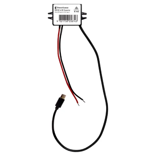 This handy DC-DC converter accepts a 8-32V DC input voltage and converts it to a 5V 5A type C USB socket output for charging a USB device. These can be easily integrated into vehicle wiring, remote power systems and more.