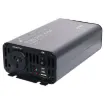 This compact inverter is designed to deliver pure AC output for powering difficult loads such as appliances with switchmode power supplies (computers, displays & game consoles) and voltage sensitive devices.