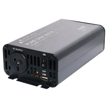 This compact inverter is designed to deliver pure AC output for powering difficult loads such as appliances with switchmode power supplies (computers, displays & game consoles) and voltage sensitive devices.