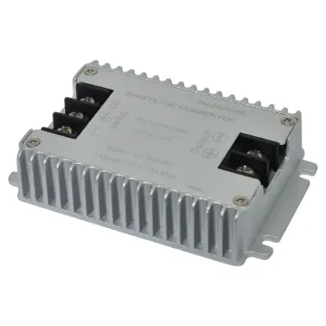 This converter provides a regulated 12V d.c. output at a maximum of 30A from a typical 24V battery. Dimensions: 110x70x23mm