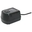 Converts 240V to 120V for using US appliances on Australian mains voltages. Fitted with US mains socket.