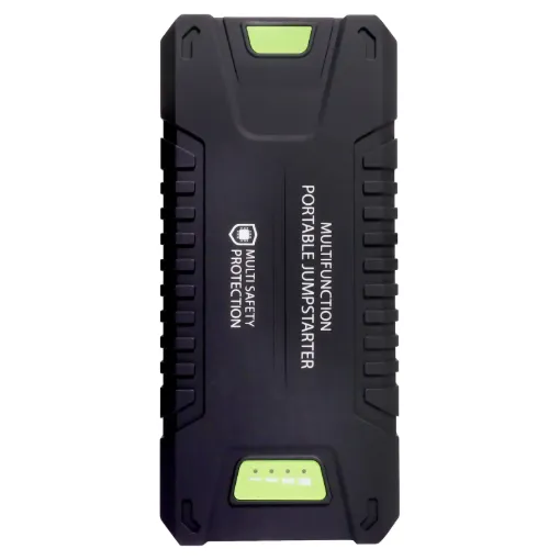 This lithium battery pack is suitable for jump starting 12V battery equipped vehicles. The 20000mAh rating provides up to 1000A peak output when cranking. 60W USB C power delivery charging in built.