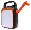 Great for camping and hiking getaways, this compact portable charging solution keeps your devices powered up while also providing a handy lamp and torch.