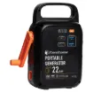 Great for camping and hiking getaways, this compact portable charging solution keeps your devices powered up while also providing a handy lamp and torch.