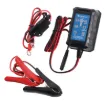 This 6V/12V battery charger maintainer provides 1.5A charging current suitable for lithium, lead-gel and lead acid batteries, including maintenance free battery types.