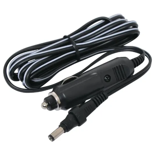 Power 12V devices off a car accessory socket.

Supplied with 2.1mm DC plug. 2A max.