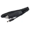 Fixed 2.1mm tip. Powers 12V devices in your car. Curly cord keeps your cabling tidy.