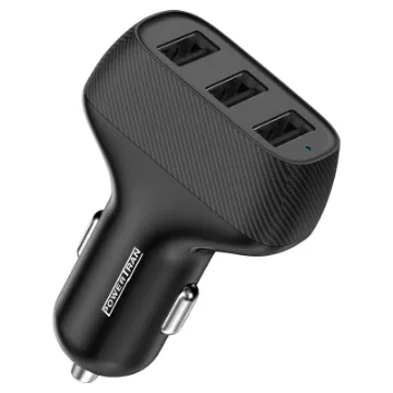 This triple charger allows you to power up to three devices in your car. Max combined current output is 7.2A. Ideal for couples, families and individuals with multiple devices. Charge a range of devices including; phones, tablets, cameras etc.