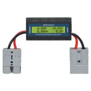 The perfect solution for measuring input and output currents and wattage from solar panels or batteries.