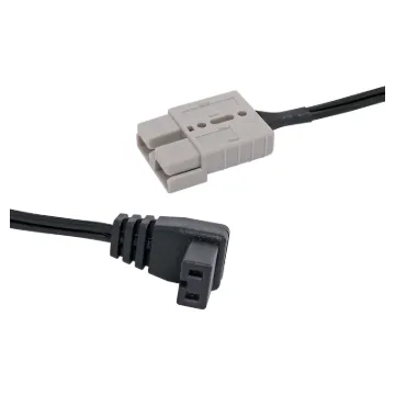 This Anderson style plug adaptor cable suits a Waeco fridge.