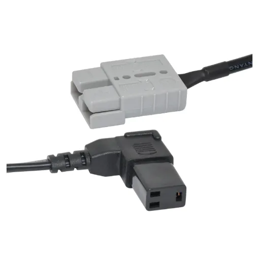 This Anderson style plug adaptor cable suits an Engel fridge.