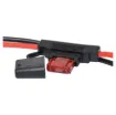 This Anderson style ring terminal adaptor cable allows you to permanently connect an Anderson style connection cable to your vehicles battery.
