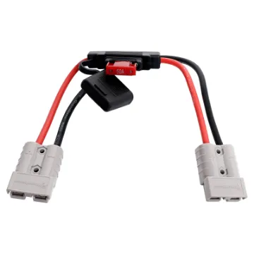 This Anderson style ring terminal adaptor cable allows you to permanently connect an Anderson style connection cable to your vehicles battery.