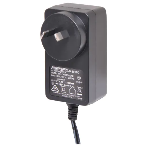 5V DC Switchmode Plugpack Supplied with a fixed positive to tip 2.1mm DC jack. Compact design with high current regulated output.