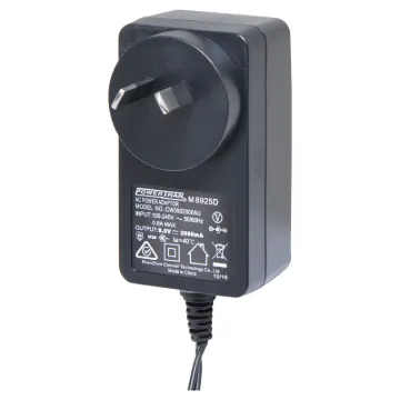 9V DC Switchmode Plugpack Supplied with fixed 2.1mm DC tip (tip positive). Compact design with high current regulated output. Energy authority approved. MEPS approved. 

9VDC @ 2A.