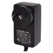 12V DC Switchmode Plugpack Supplied with fixed 2.1mm DC tip (tip positive). Compact design with high current regulated output. Energy authority approved. MEPS approved. 

12VDC @ 2A.