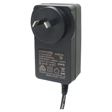 15V DC Switchmode Plugpack Supplied with fixed 2.1mm DC positive tip. Compact design with high current regulated output. Energy authority approved. MEPS approved.

15VDC @ 3.5A.