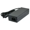 24V DC Switchmode Powerpack. Super-compact regulated power supplies. Supplied with fixed 2.1mm DC jack. 100-240V AC input via IEC C13 socket. Energy authority approved. MEPS approved. Dimensions: 143Wx58x34Dmm.