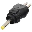 Reversible polarity connector to suit the Powertran range of plugpacks.
Moulded in black plastic , with polarity indicators.
