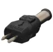Reversible polarity connector to suit the Powertran range of plugpacks.
Moulded in black plastic , with polarity indicators.
